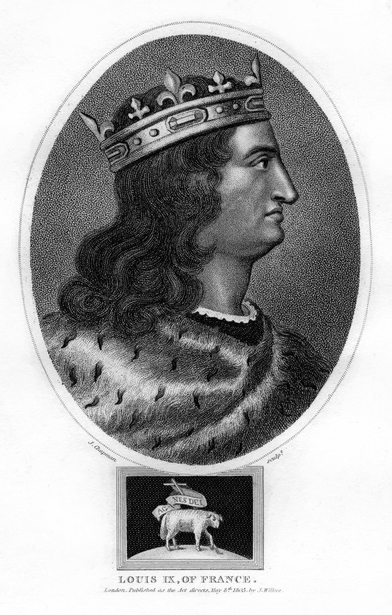 Luigi IX, Re di Francia, 1805 da J. Chapman