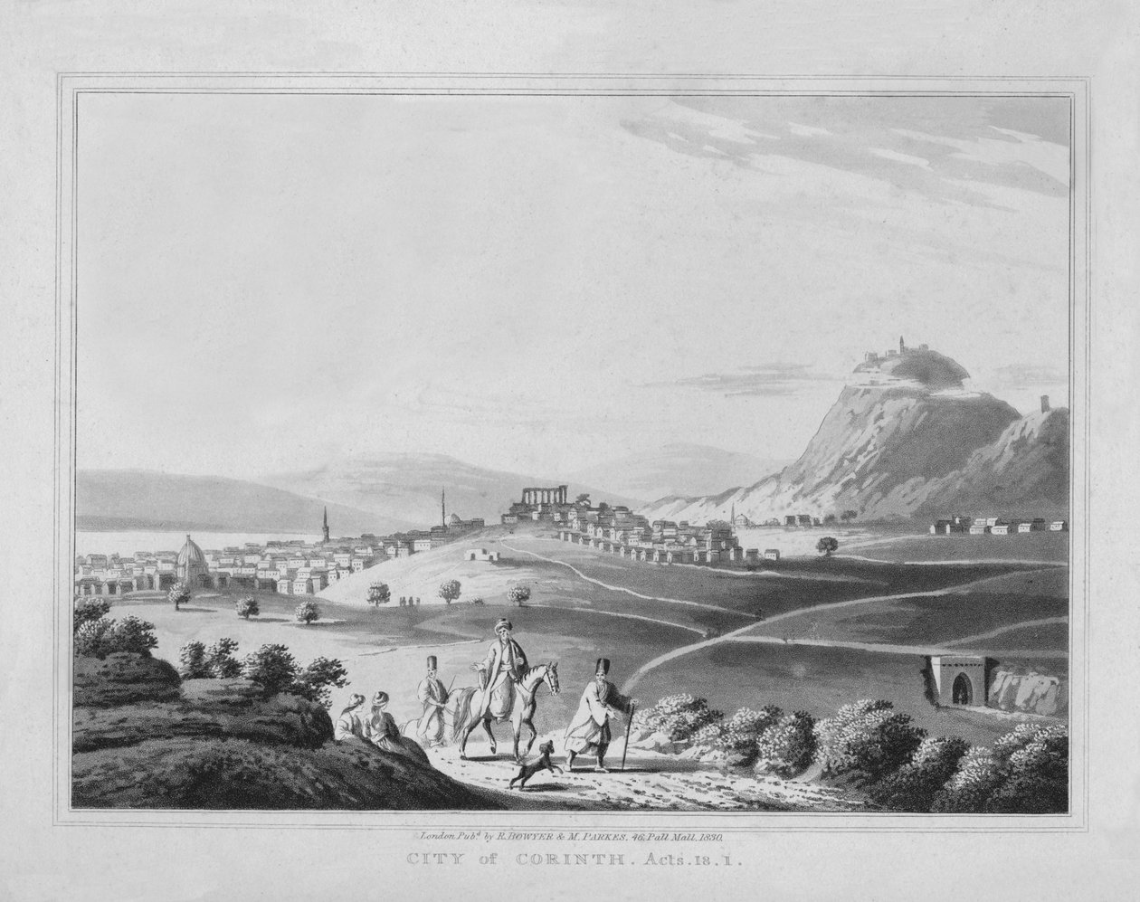 Città di Corinto. Atti. 18.1, 1830 da J. Clarke