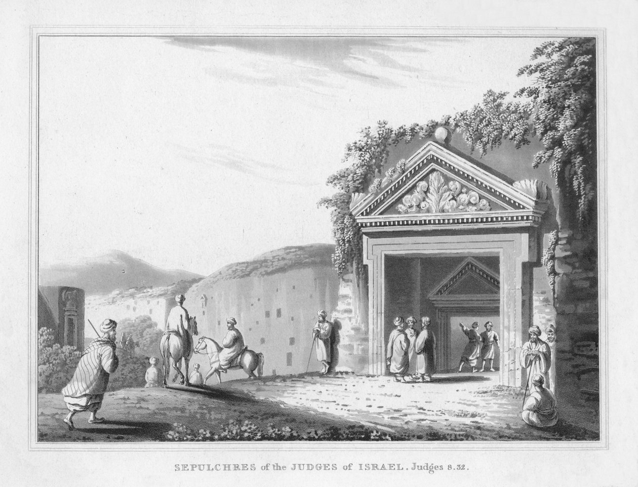 Sepolcri dei giudici di Israele. Giudici 8.32. da J. Clarke