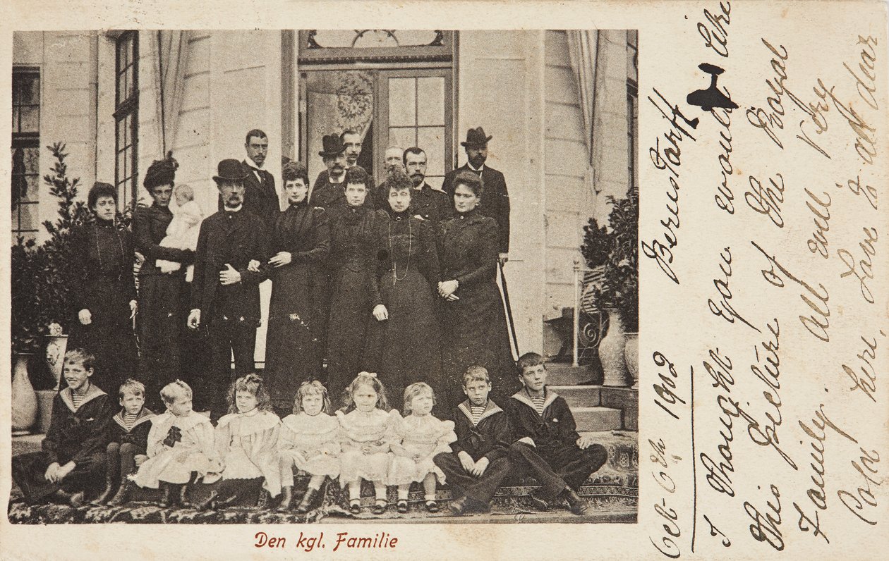La Famiglia Reale Danese da J. Peterson and Co