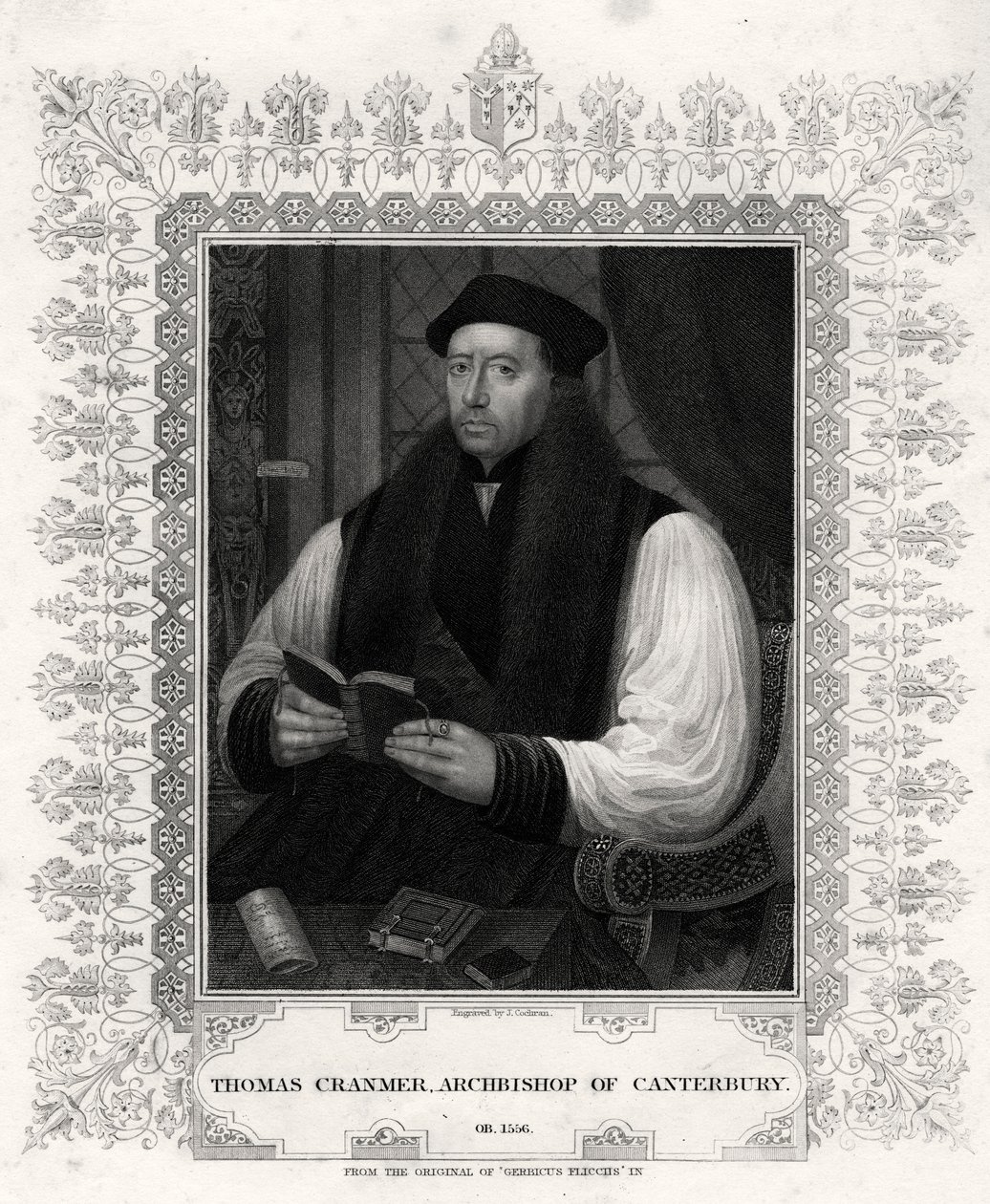 Thomas Cranmer, Arcivescovo di Canterbury da J. Cochran