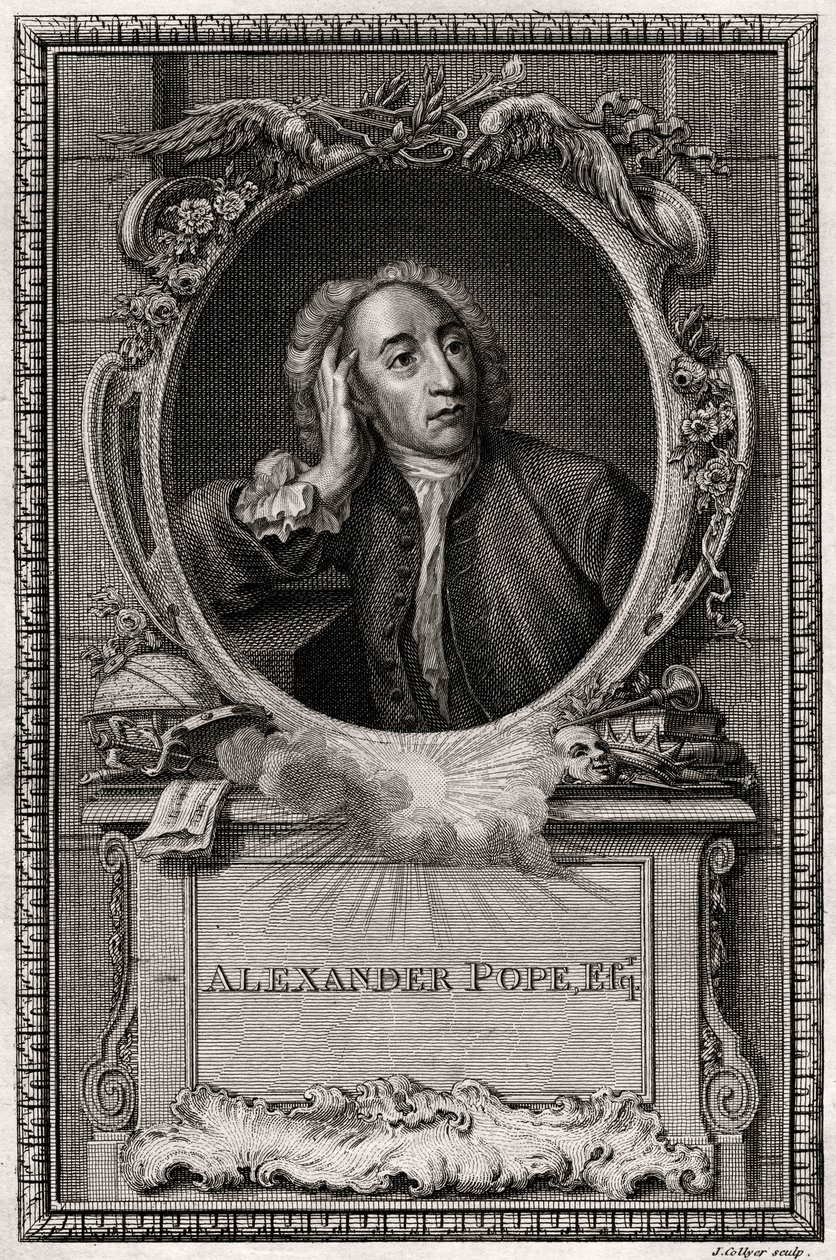 Alexander Pope, 1774 da J. Collyer