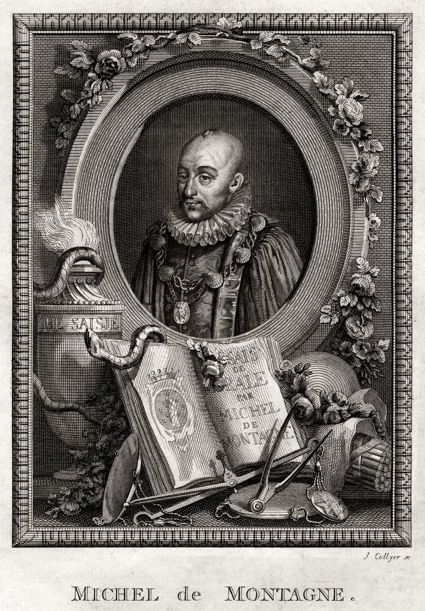 Michel de Montaigne, 1775 da J. Collyer