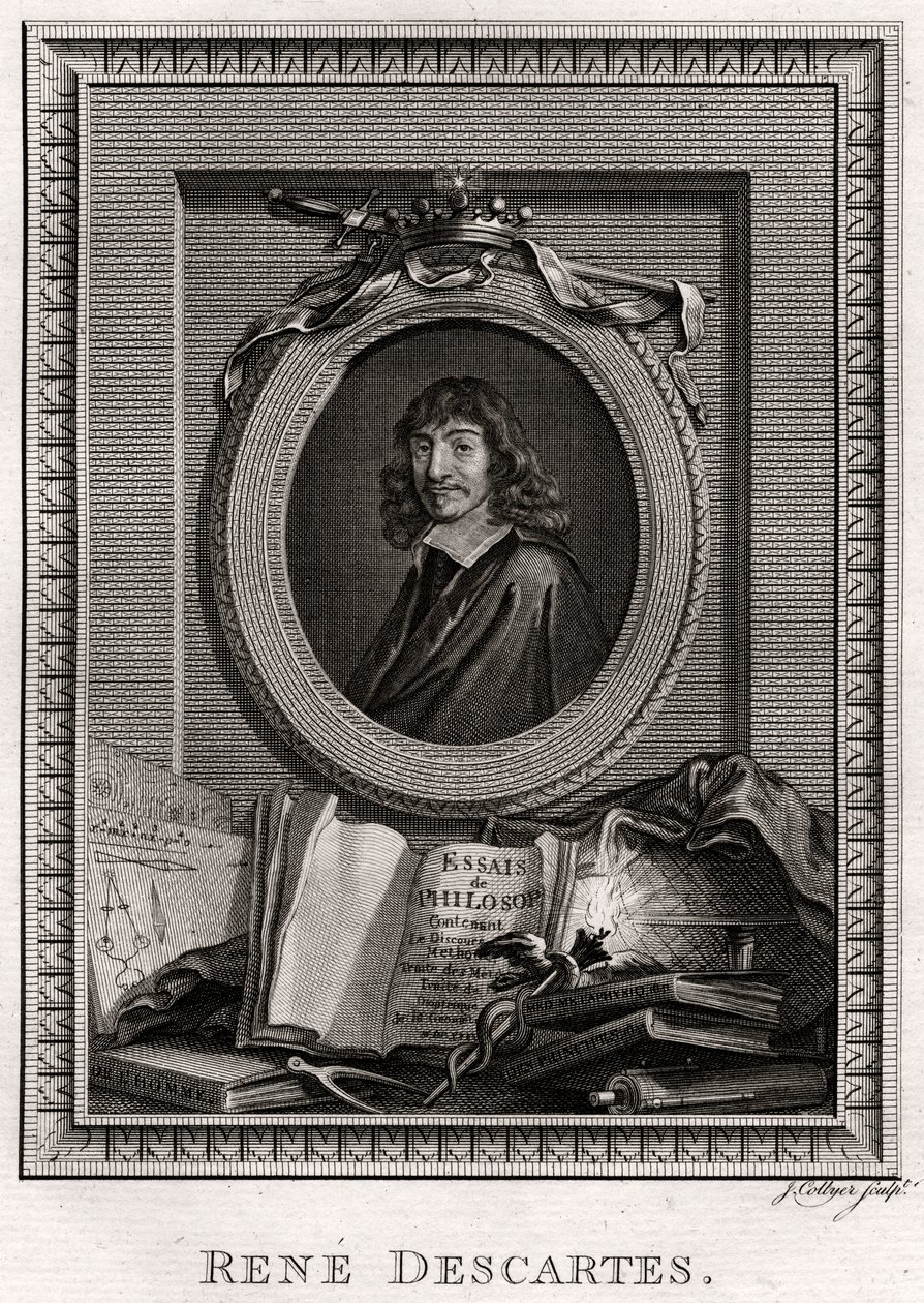 René Descartes, 1775 da J. Collyer