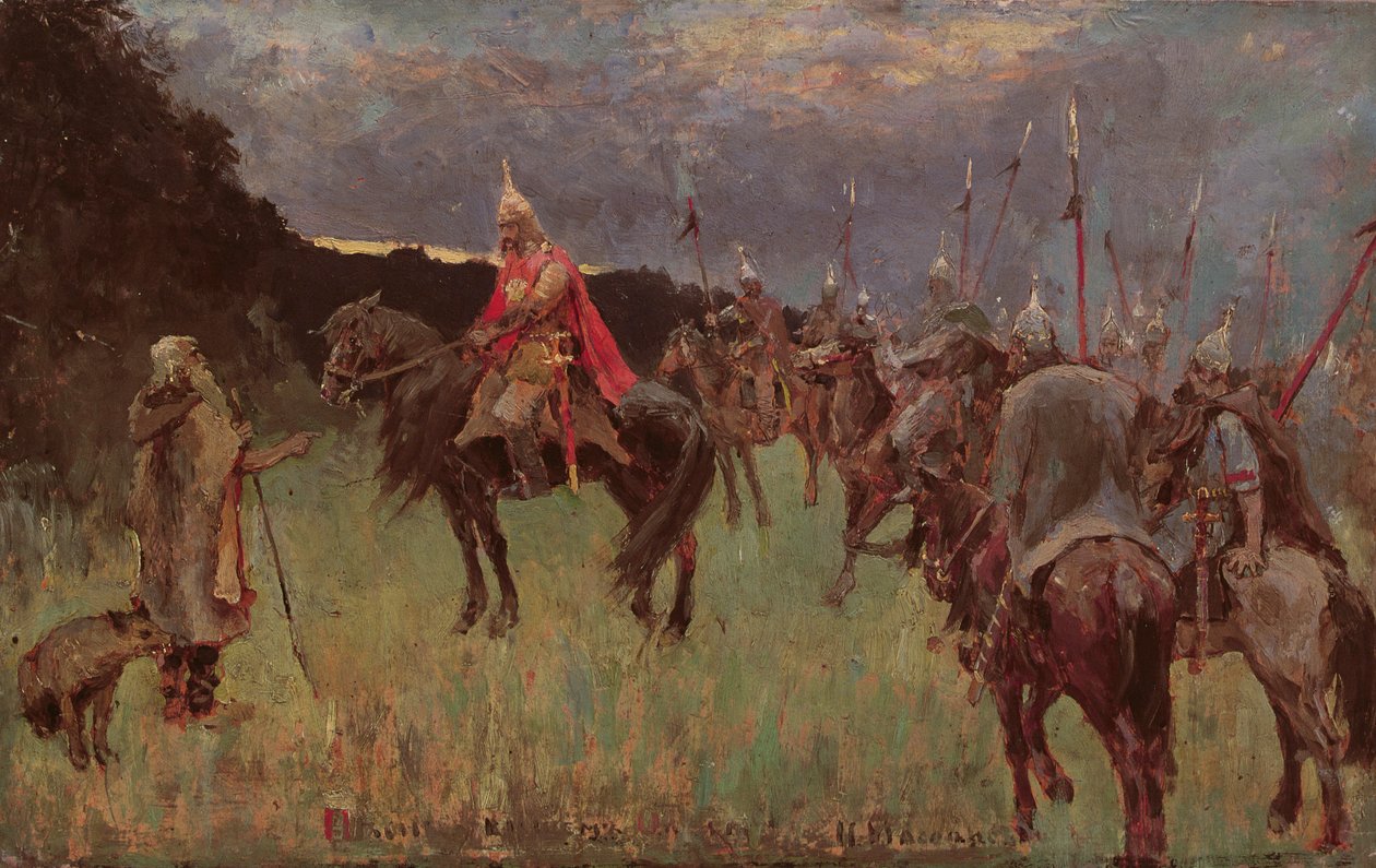 Il canto di Oleg il Saggio da J. G. Myasoyedov