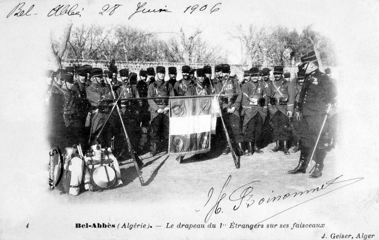1º reggimento della Legione Straniera Francese, Sidi Bel Abbes, Algeria da J. Geiser