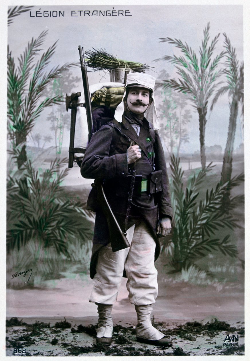 Legionario della Legione Straniera Francese da J. Geiser