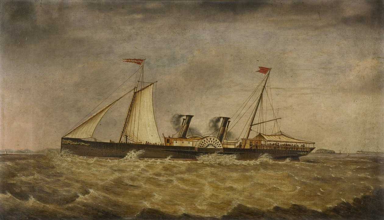 Vecchio piroscafo da diporto di Bristol 