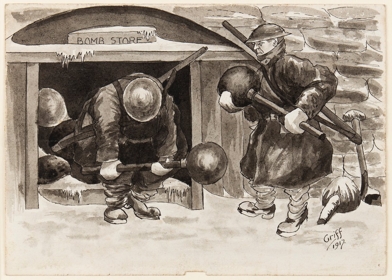E ci avevano detto che la guerra sarebbe finita per Natale, e invece stiamo portando i budini per Fritz invece di portare i nostri a casa da J. Griffiths