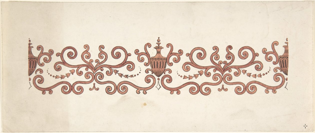 Progetto per decorazione di pannelli, 1828-40 da J Hulme