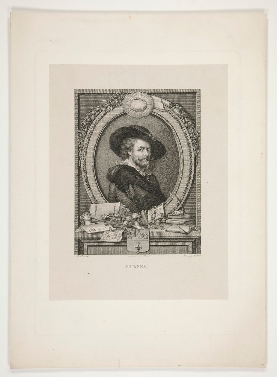 Ritratto di Peter Paul Rubens da J. L. Benoist