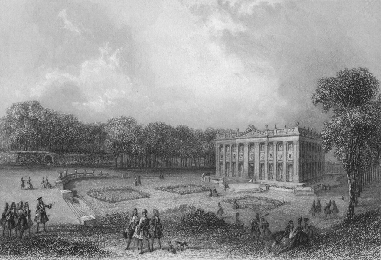 Il Petit Trianon, 1839 da J. P. Heath