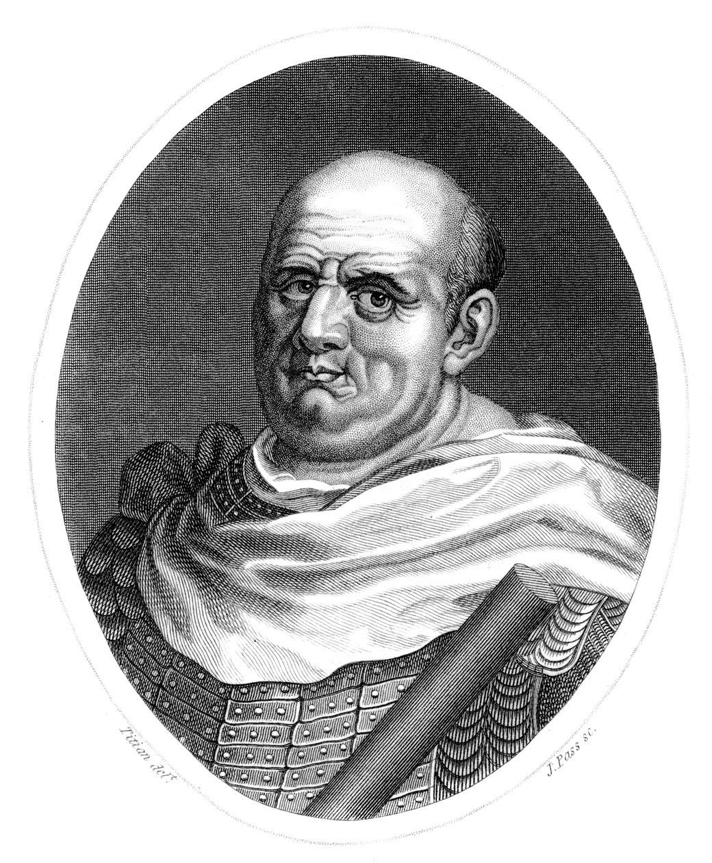Vespasiano Cesare, imperatore romano da J. Pass