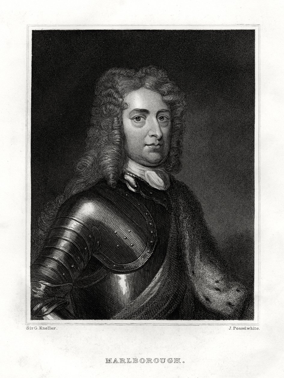 John Churchill, Duca di Marlborough, soldato inglese, 1860 da J. Posselwhite