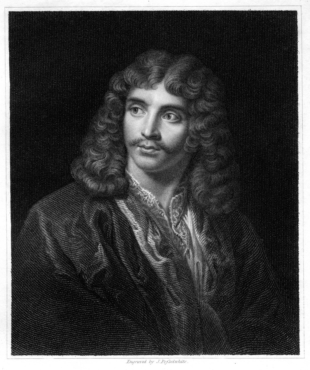 Molière, scrittore, regista e attore teatrale francese, 1833 da J. Posselwhite