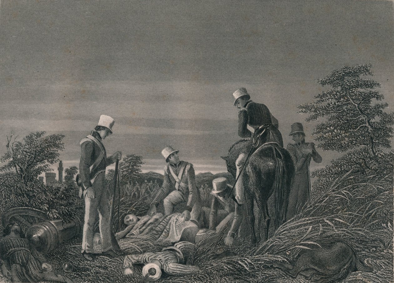 Trovare i Colori del 24° Reggimento Dopo la Battaglia di Chilianwallah, Gennaio 1849 da J. Rogers