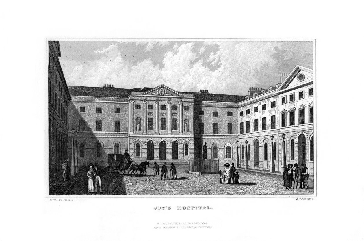 Ospedale di Guy, Southwark, Londra da J. Rogers