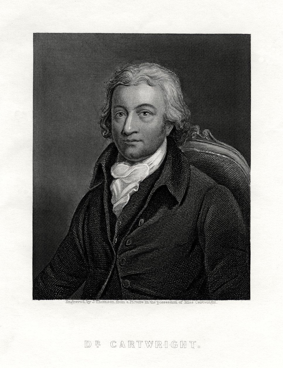 Edmund Cartwright, 1743-1823, ecclesiastico britannico e inventore del telaio meccanico da J. Thomson
