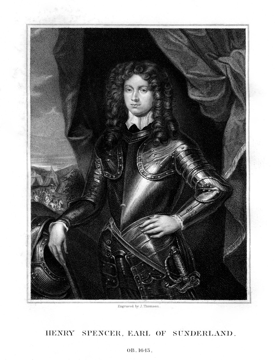 Henry Spencer, 1° Conte di Sunderland, soldato inglese da J. Thomson