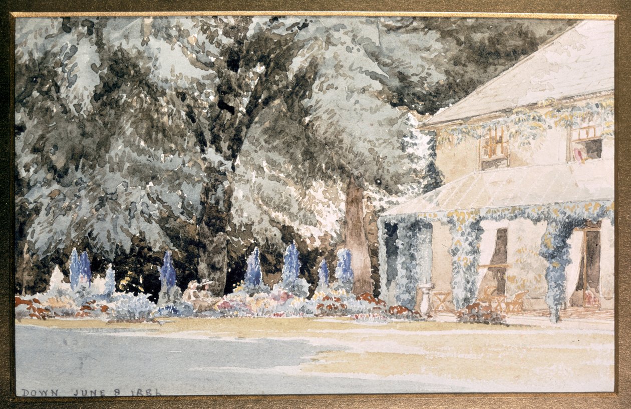 La casa di Darwin, "Down House, Kent". da J. Wedgwood