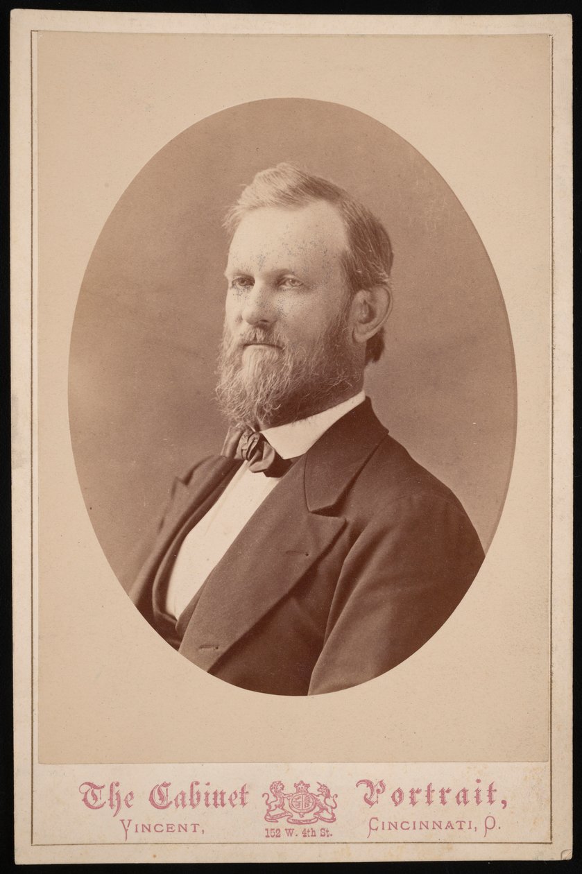 Ritratto di J.H. White, tra il 1874 e il 1881 da J and W Vincent