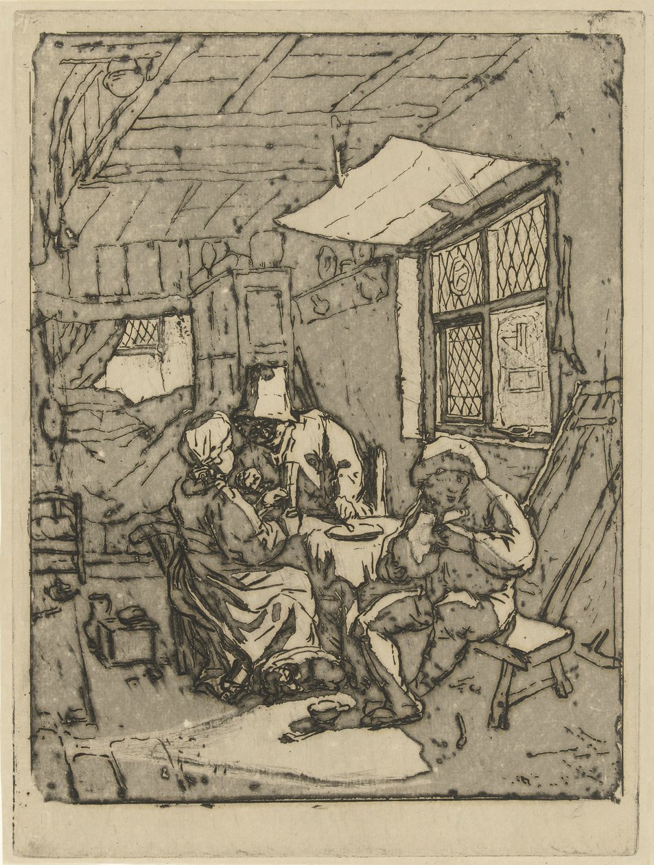 Interno contadino (seconda versione) da Jabes Heenck