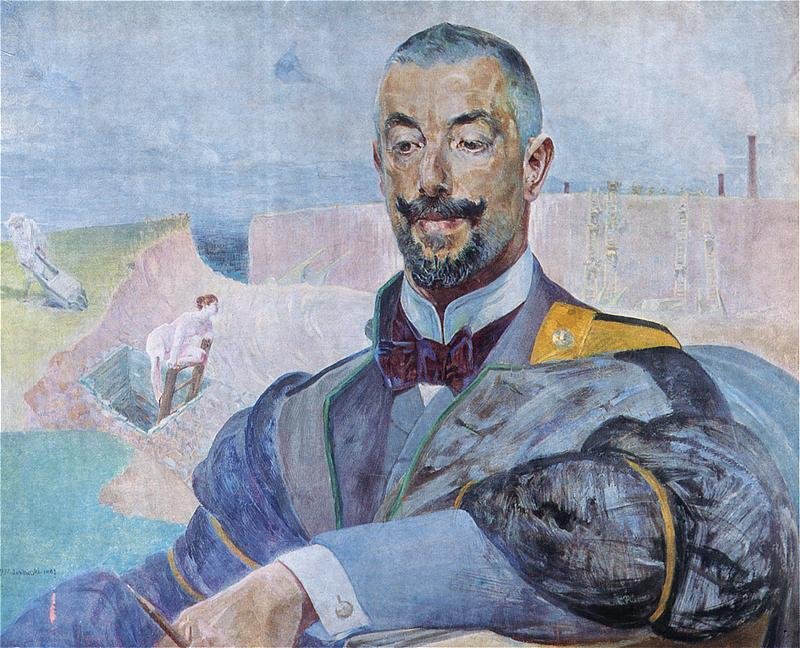 Ritratto di Erazm Baracz da Jacek Malczewski