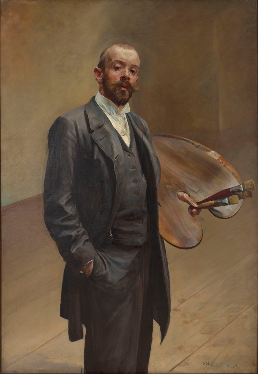 Autoritratto con tavolozza da Jacek Malczewski
