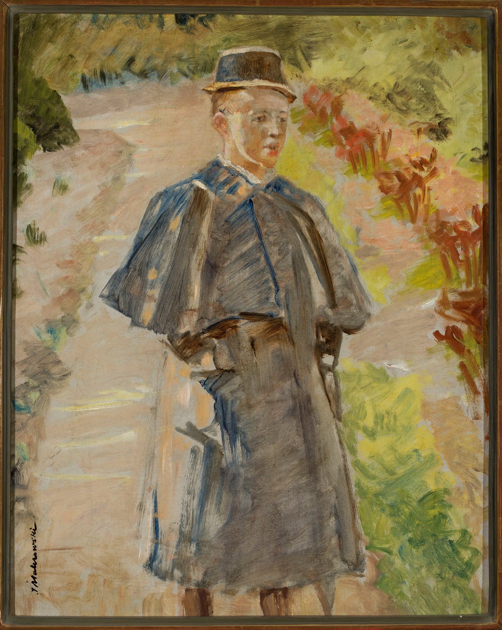 Ragazzo in giardino, schizzo (Rafał, figlio dell
