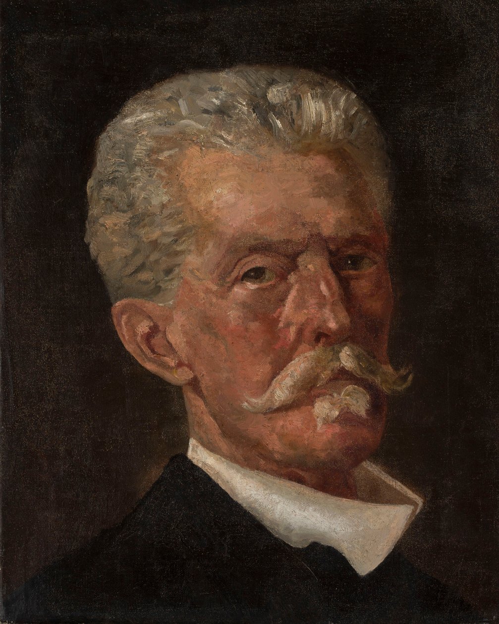 La testa di un uomo da Jacek Malczewski