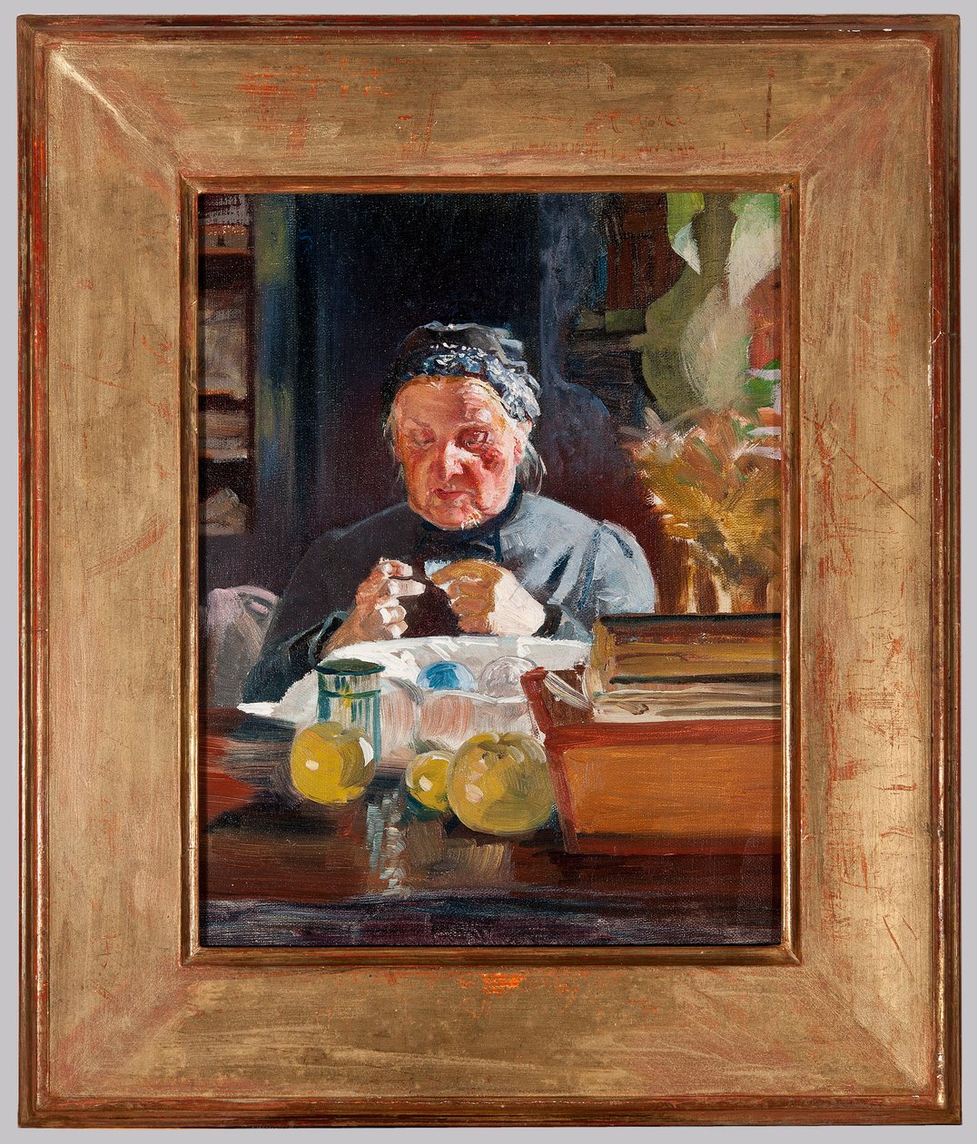 Donna al tavolo, schizzo da Jacek Malczewski