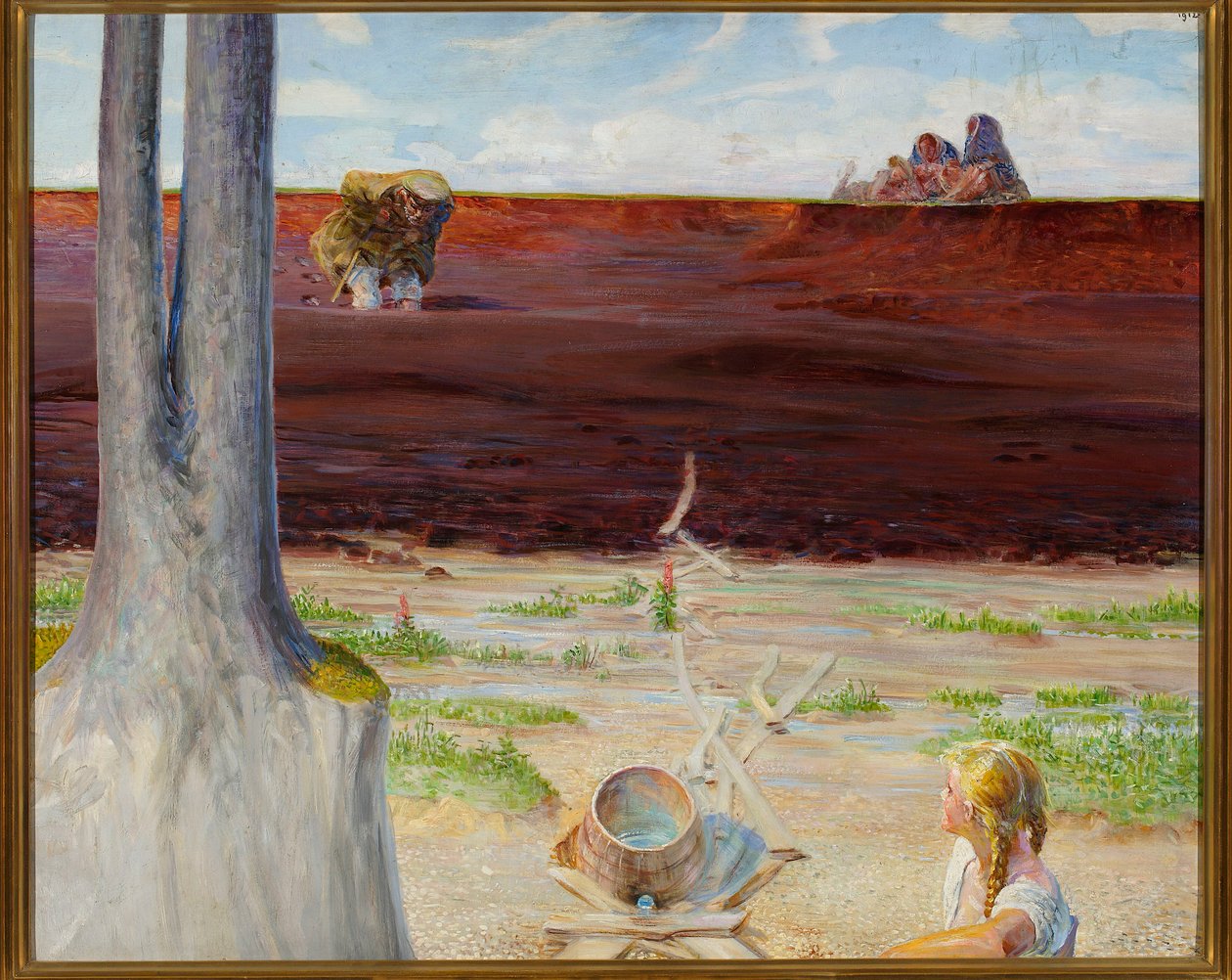 La mia vita - parte sinistra del trittico da Jacek Malczewski