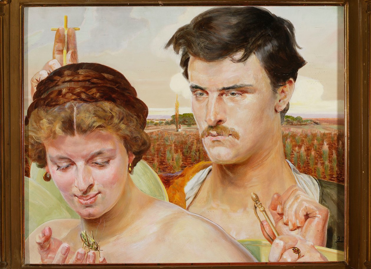 Musica - parte destra del trittico da Jacek Malczewski