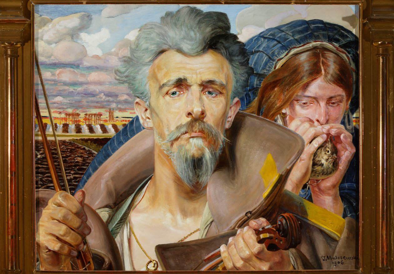 Musica - parte centrale di un trittico da Jacek Malczewski