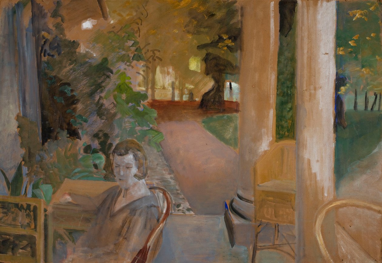 Sulla veranda da Jacek Malczewski