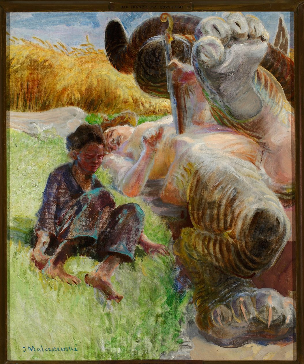 Pastore e arpia da Jacek Malczewski