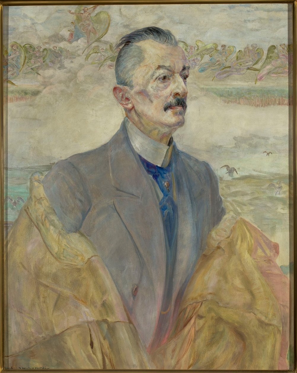 Ritratto di August Sokołowski, storico da Jacek Malczewski