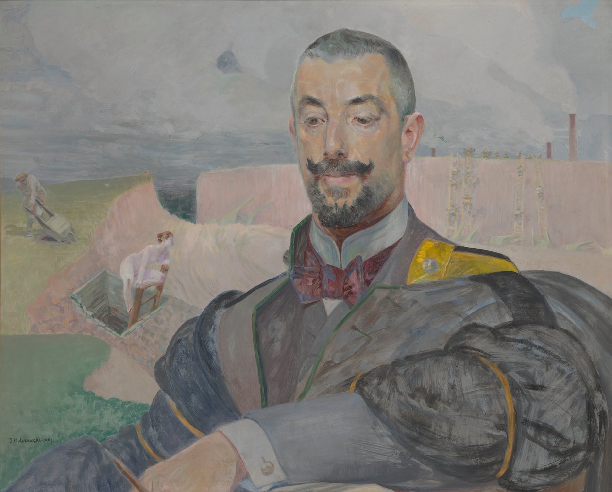 Ritratto di Erazm Barącz da Jacek Malczewski