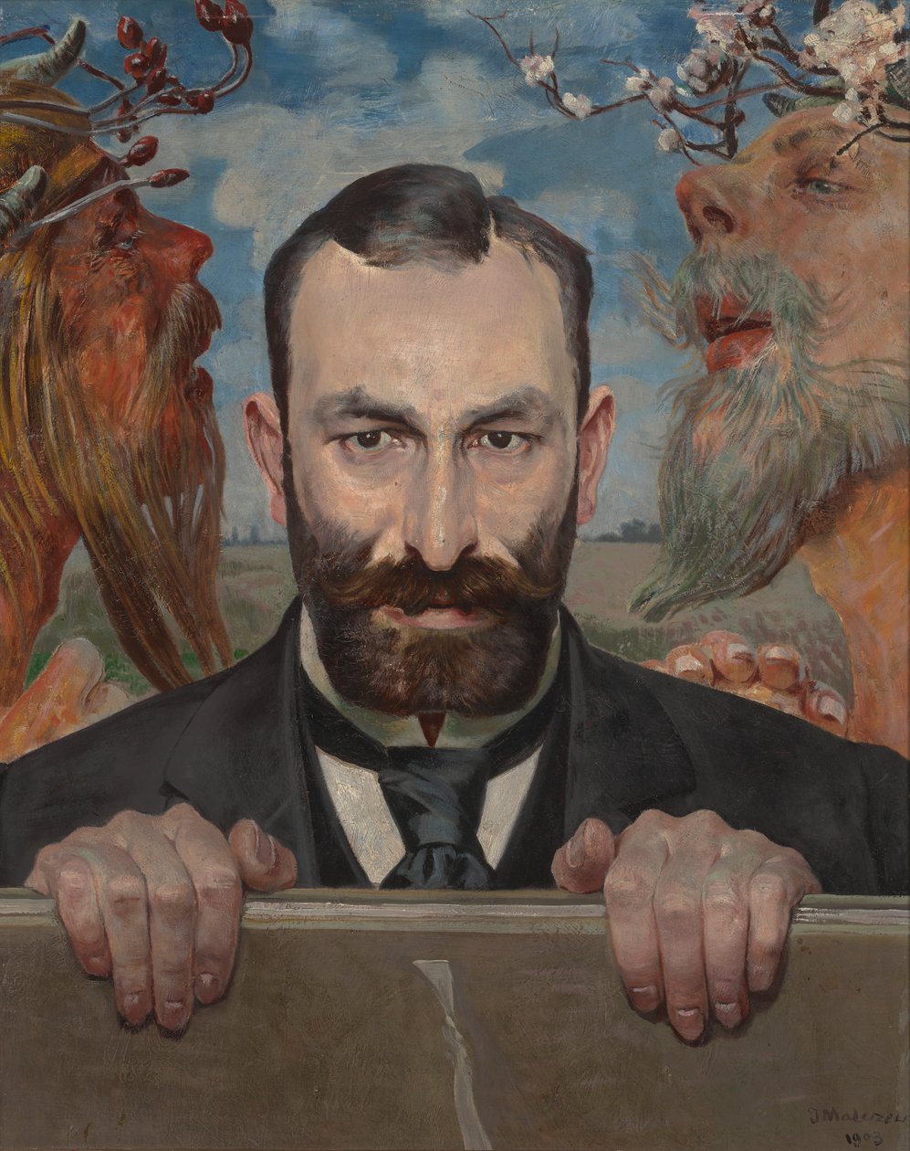 Ritratto di Feliks Jasieński da Jacek Malczewski