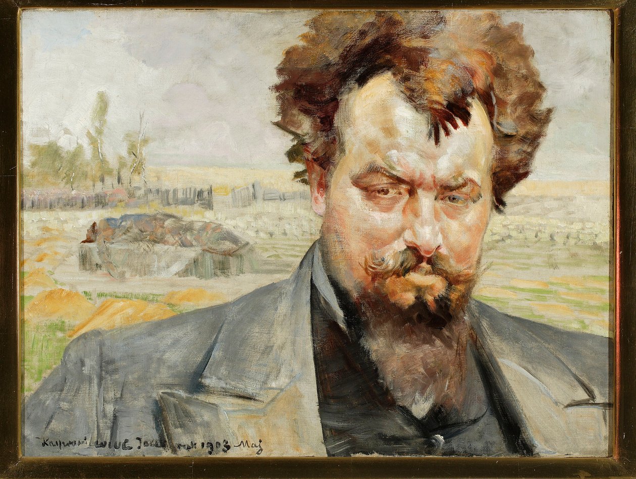 Ritratto di Jan Kasprowicz da Jacek Malczewski
