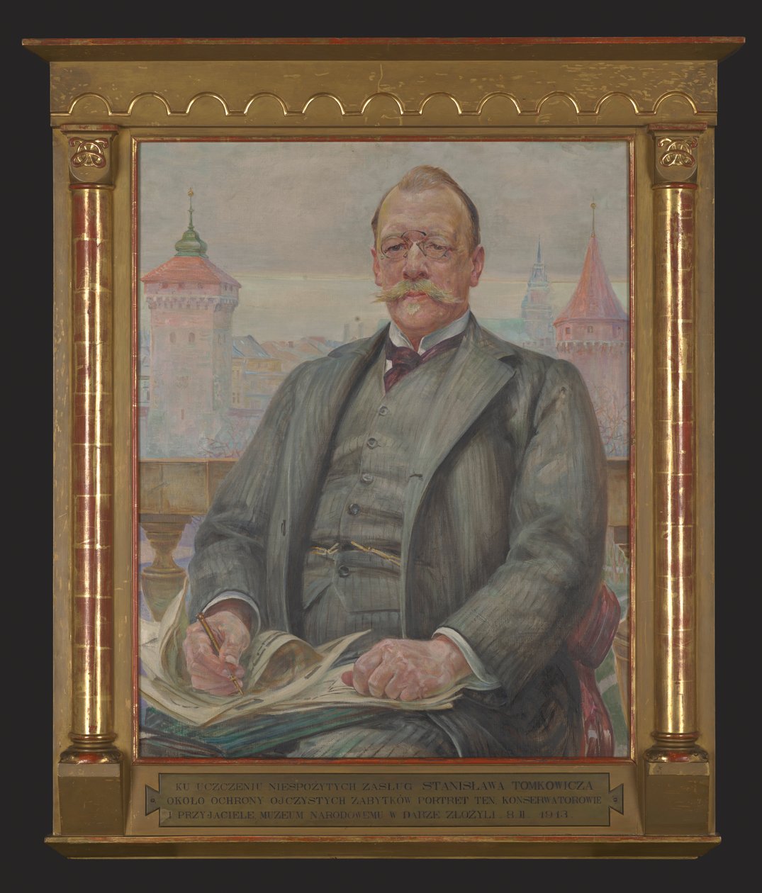 Ritratto di Stanisław Tomkowicz da Jacek Malczewski