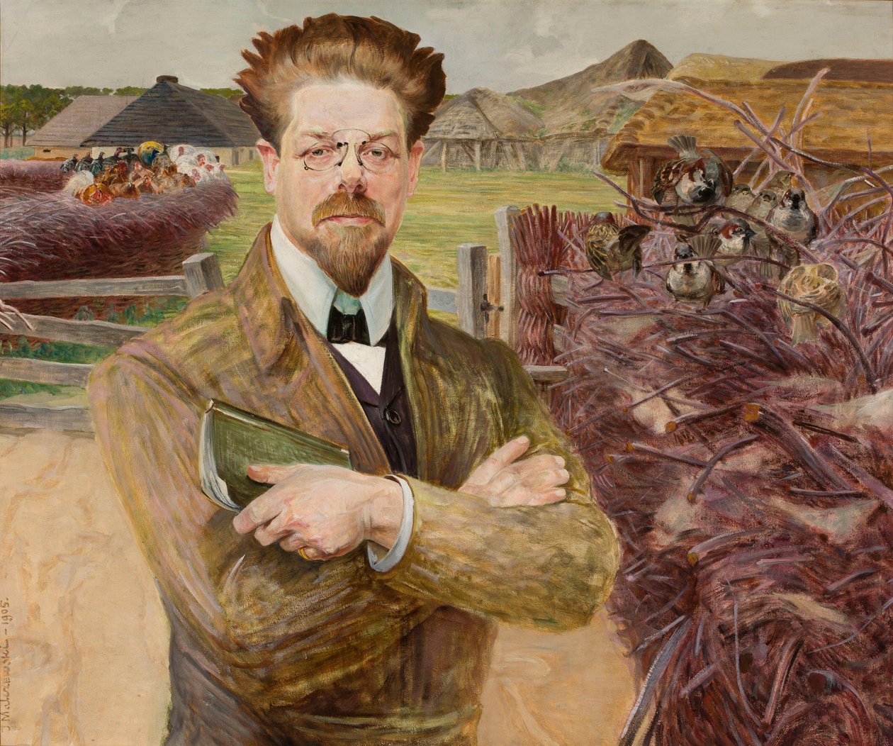 Ritratto di Władysław Reymont da Jacek Malczewski