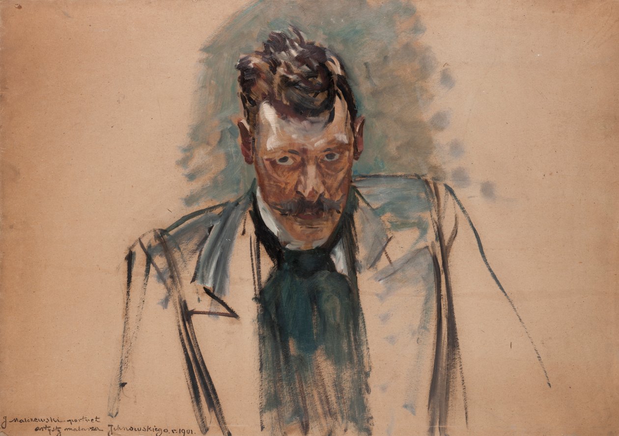 Ritratto del pittore Ichnowski da Jacek Malczewski