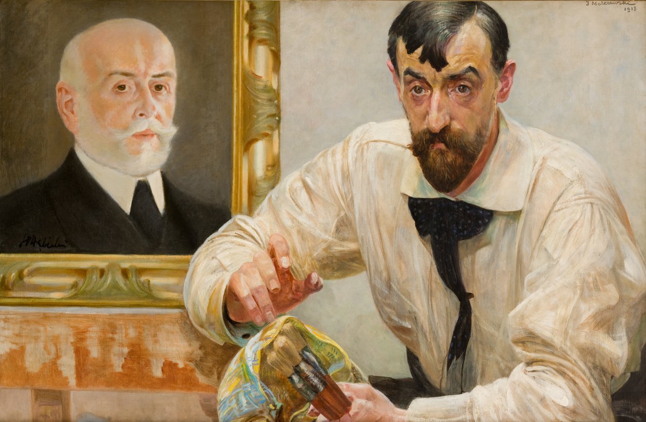 Ritratto del pittore Stanisław Dębicki da Jacek Malczewski