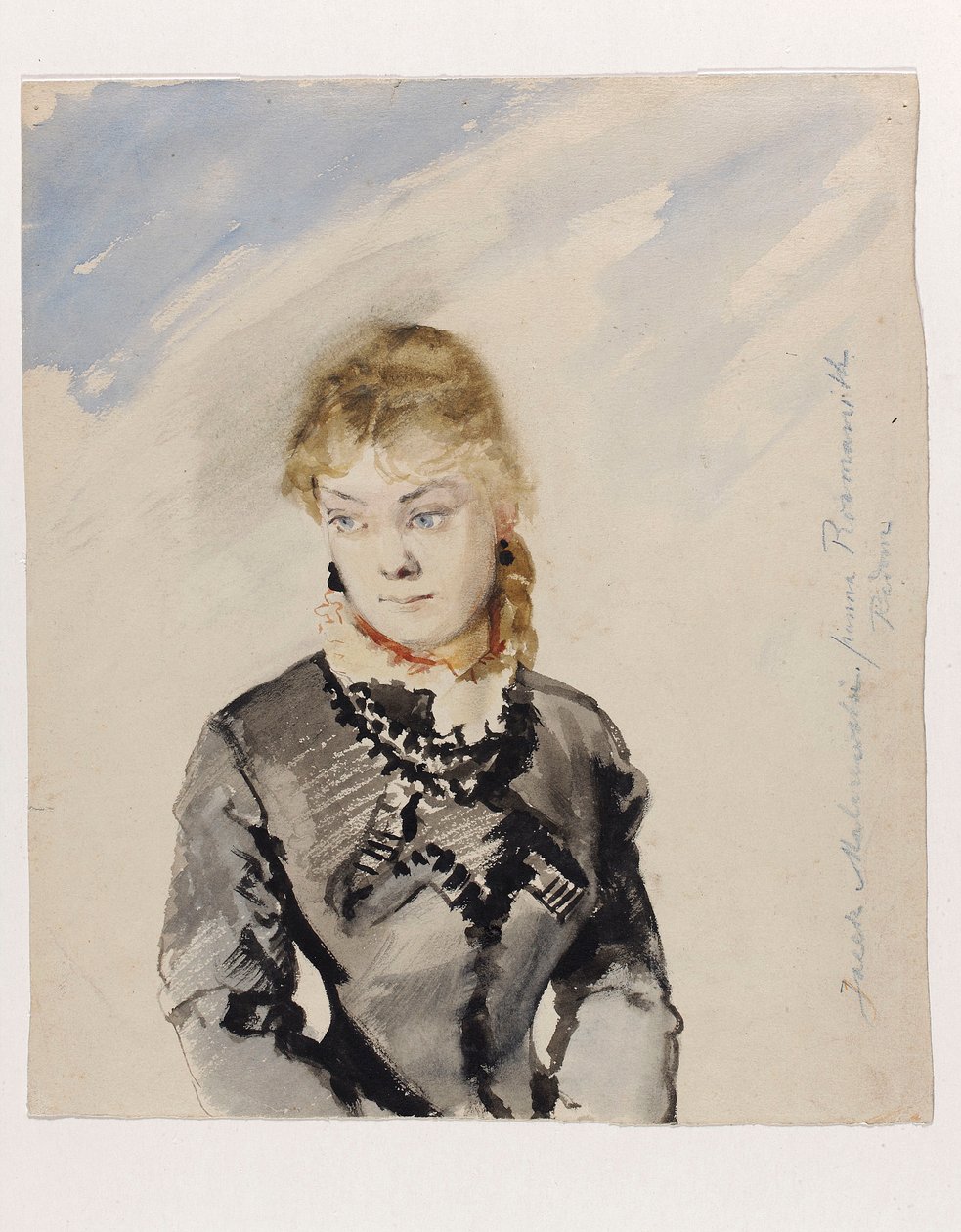 Ritratto della signorina Rozmanith da Jacek Malczewski