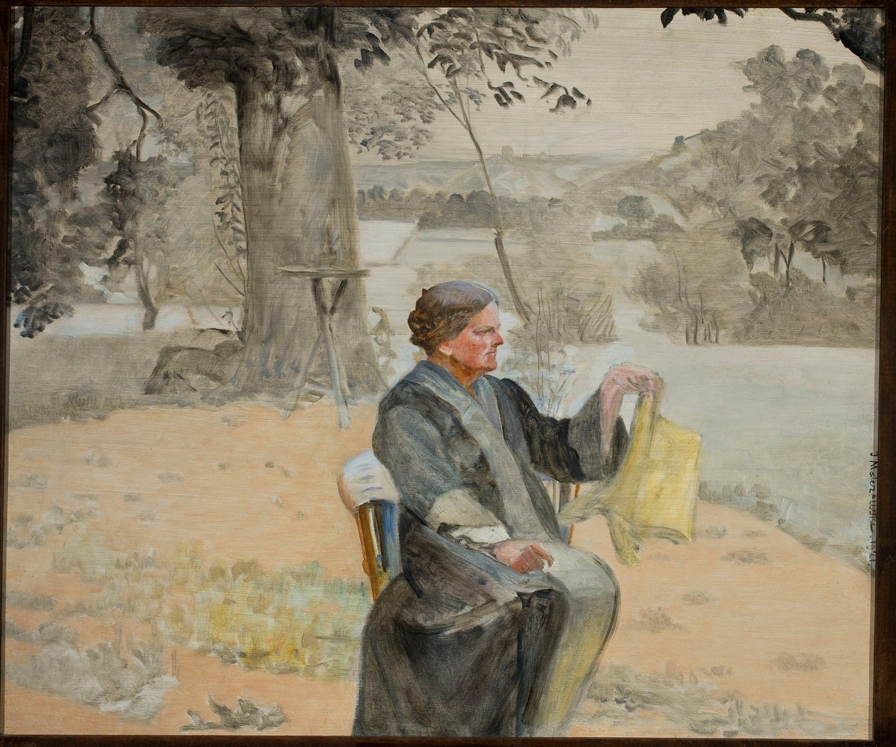 Ritratto di suor Helena in giardino da Jacek Malczewski