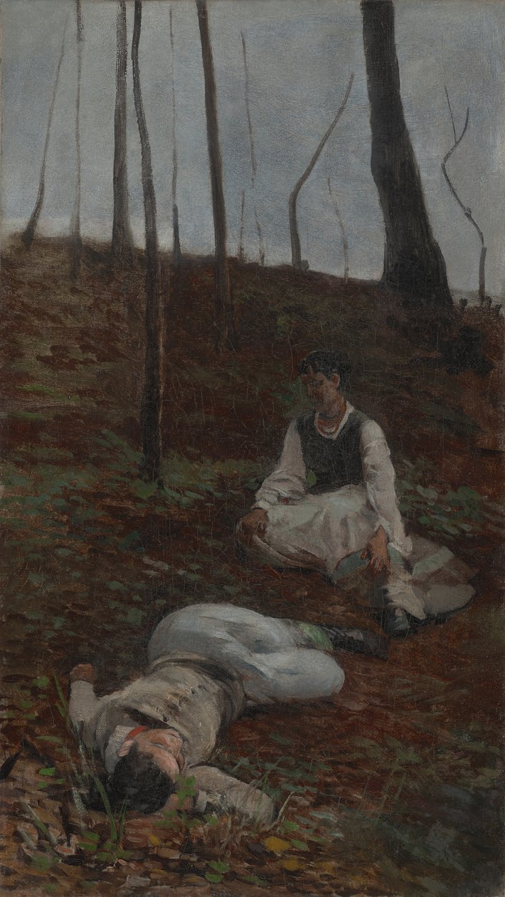 Una scena tratta da "Balladyna" da Jacek Malczewski