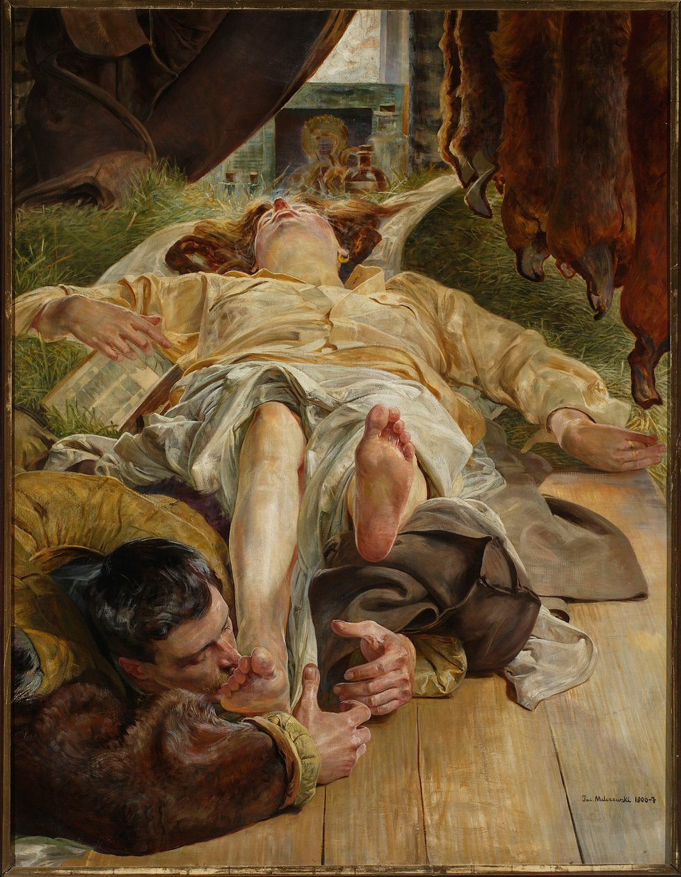 La morte di Ellenai da Jacek Malczewski