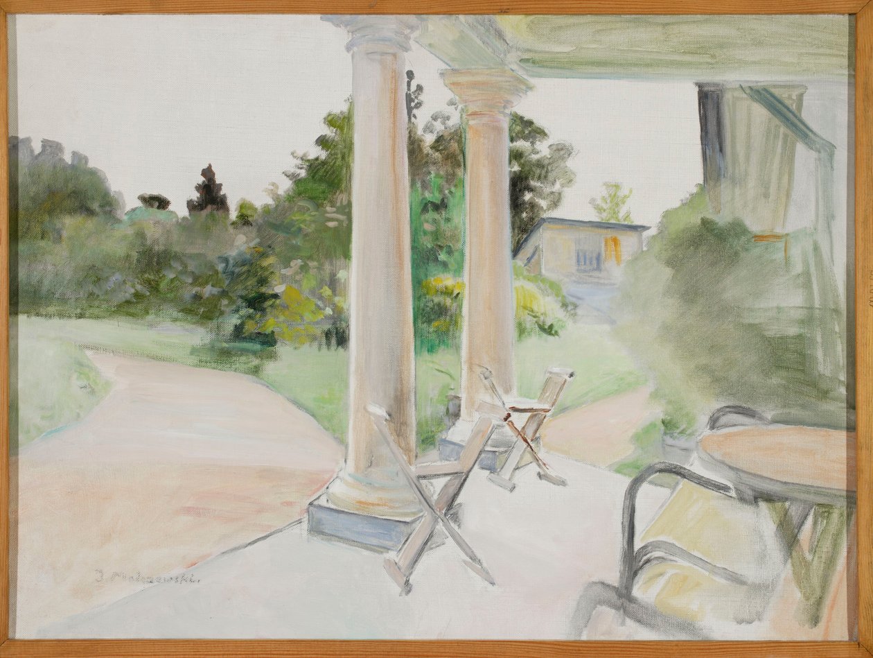 Vista dalla veranda a Lusławice da Jacek Malczewski