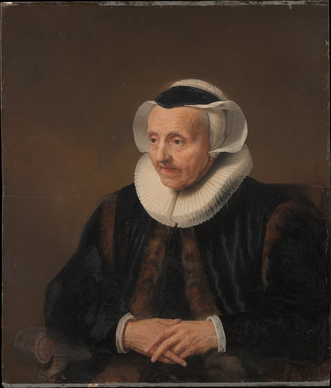 Ritratto di una vecchia da Jacob Adriaensz Backer